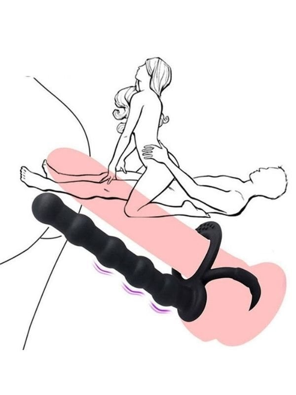 Anal Girişli Penis Halkası - Çift Yönlü Haz