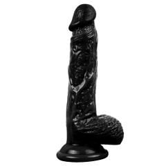 Censan 21 cm Gerçekçi Zenci Dildo Penis – Doğal Dokulu ve Yumuşak