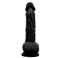 Censan 21 cm Gerçekçi Zenci Dildo Penis – Doğal Dokulu ve Yumuşak