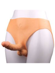 Giyilebilir İçi Dolu Silikon Dildo