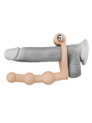 The Ultra Soft Bead | TPE Çift Penetrasyon & 10 Modlu Titreşimli Sleeve | 724Haz