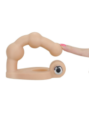 The Ultra Soft Bead | TPE Çift Penetrasyon & 10 Modlu Titreşimli Sleeve | 724Haz