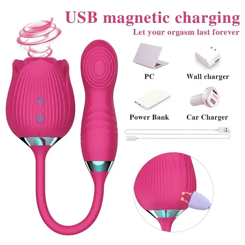 Pulsed Rose Vibratör – 3 Fonksiyon & Tasarımda Zarafet | 724Haz