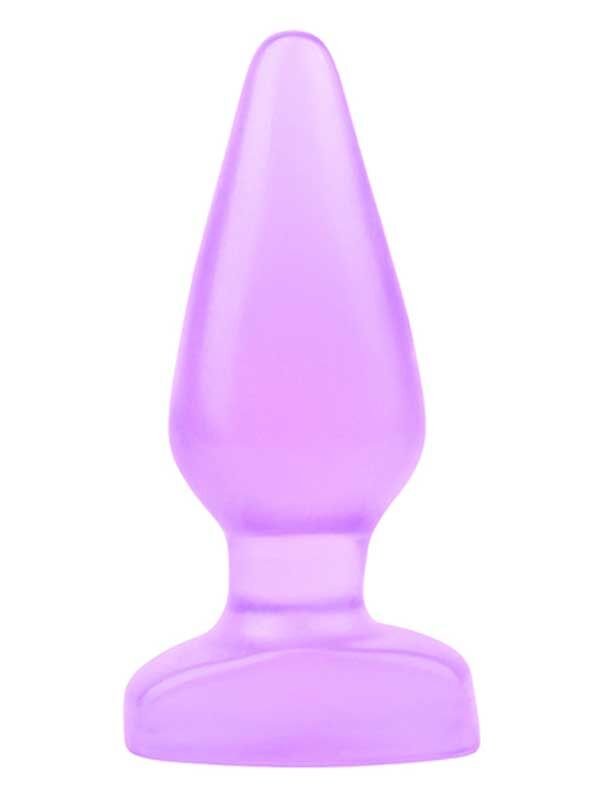 Hi-Rubber Şeffaf Jel Anal Tıkaç - Mor 16cm