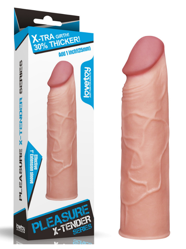 Pleasure X Tender Penis Sleeve – Kısaltılmış Form & Gerçekçi Doku | 724Haz