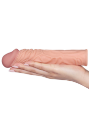 Pleasure-X Tender Penis Sleeve – Flesh | Titreşimli Kalınlaştırıcı Sleeve | 724Haz