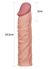 Pleasure-X Tender Penis Sleeve – Flesh | Titreşimli Kalınlaştırıcı Sleeve | 724Haz