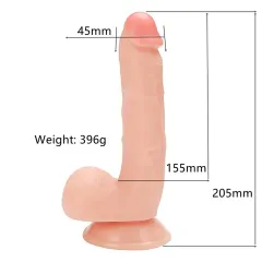 Sevindik Medikal Deoxys 21 Cm Gerçekçi Maksimum Dildo