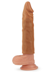 Pleasure-X Tender Penis Sleeve – Brown | Titreşimli Kalınlaştırıcı Sleeve | 724Haz