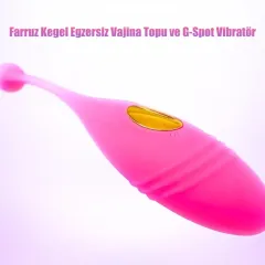 Kegel Topu & G-Spot Vibratör – 2’si 1 Arada & Kolay Kullanım | 724Haz