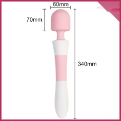 Magic Çift Taraflı Wand Vibratör – 10 Mod & Çift Uyarım | 724Haz