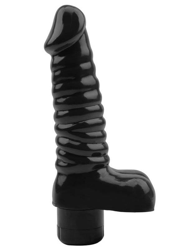 Rubicon Gerçekçi Zenci Vibratör | 19 cm, Ten Renkli, Esnek ve Vantuzlu
