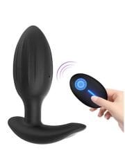 724Haz Titreşimli Uzaktan Kumandalı Anal Plug | Kablosuz Titreşimli Anal Oyuncak