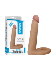 The Ultra Soft Double | TPE Çift Penetrasyon Kılıf – Vaginaya ve Anüse Uyumlu | 724Haz