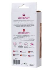 724Haz Long Sweety Anal Zinciri | Silikon | Pembe | 34 cm x 2.7 cm | Esnek Anal Boncuk Zinciri