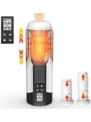 Max Thrust Isıtmalı Şarjlı Vakumlu Masturbator | Güçlü & Yenilikçi