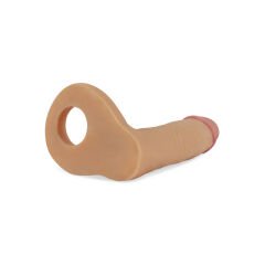 Pleasure-X Tender Double Penis Sleeve | Titreşimli & Uzatıcı | 724Haz