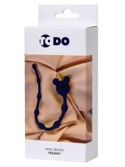 Froggy Anal Zinciri | Silikon | Mavi | 27.4 cm | Esnek Anal Boncuk Zinciri