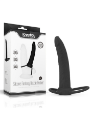 Silicone Fantasy Double Prober | Çift Penetrasyon & Penis Halkası | 724Haz