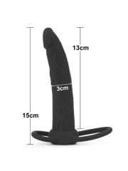 Silicone Fantasy Double Prober | Çift Penetrasyon & Penis Halkası | 724Haz