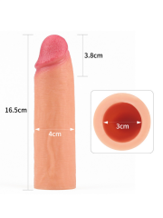 Censan Add 1.5 İnç Revolutionary Silicone Nature Extender Penis Kılıfı