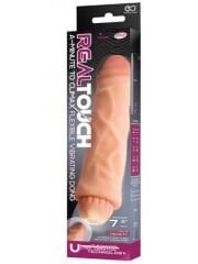 Real Touch Çift Katmanlı 19cm Vibratör