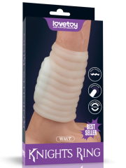 Vibrating Wave Knights Ring – Beyaz | Dolaşımı Destekler & Titreşimli Performans | 724Haz