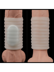 Vibrating Wave Knights Ring – Beyaz | Dolaşımı Destekler & Titreşimli Performans | 724Haz