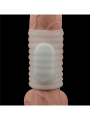 Vibrating Wave Knights Ring – Beyaz | Dolaşımı Destekler & Titreşimli Performans | 724Haz