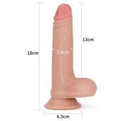 Lovetoy 18 cm Nature Cock Dildo – Gerçekçi & Çift Katman | 724Haz