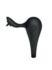 Çift Destekli Titreşimli Penis Halkası | Tıbbi Silikon & Çift Destek