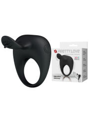 Çift Destekli Titreşimli Penis Halkası | Tıbbi Silikon & Çift Destek
