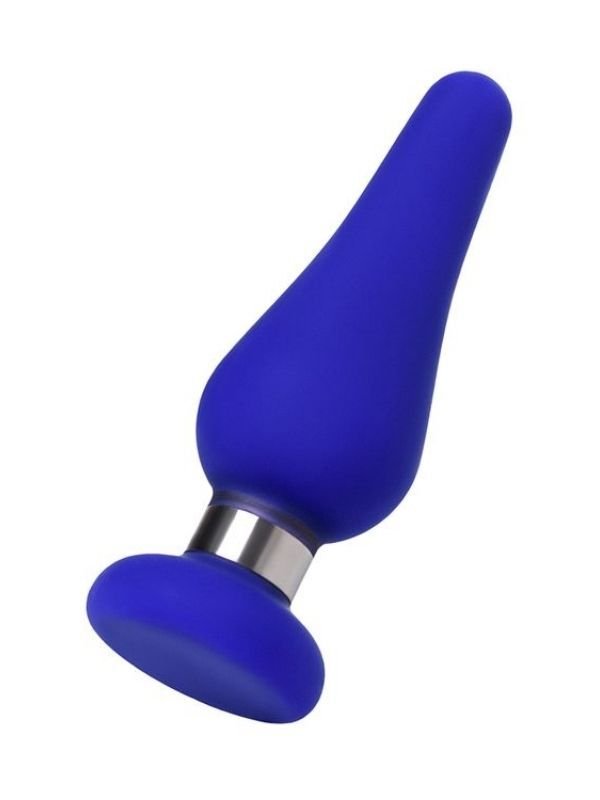 Slassic Anal Plug M Boy | Mavi | 11.5 cm x 3.7 cm | Silikon Anal Mastürbatör