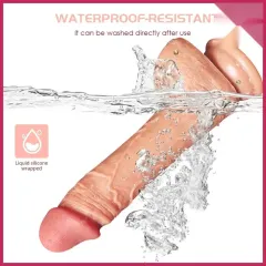 Wumingjian Hareketli Isıtmalı Dildo – İleri-Geri & Sıcaklık Destekli | 724Haz