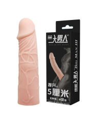 Kesilebilir Ultra Gerçekçi Penis Kılıfı | Esnek Silikon, Uzatma ve Kalınlaştırma | 724Haz