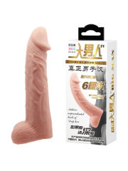 Big Man Gerçekçi Penis Uzatıcı Kılıf | 8 cm Uzatma & Realistik Tasarım | 724Haz