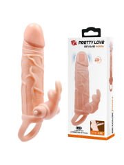 Censan Brave Man Gerçekçi Görünümlü Titreşimli Penis Kılıfı