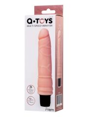 Frem Realistik Vibratör | 19 cm, TPE Ten Dokulu, Esnek ve Vantuzlu Dildo