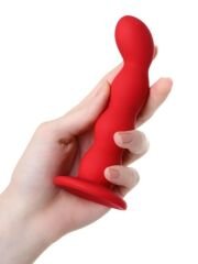 Censan ToDo Favorite Anal Plug Silikon Kırmızı 13 cm  2,8 cm
