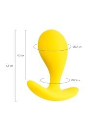 Censan Blob Anal Plug Sarı 5,5 cm
