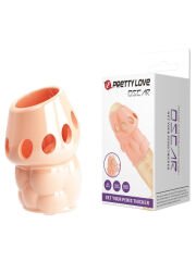 Jeremy TPR Penis Kılıfı – Boşalmayı Geciktiren & Sertleştirici – Ten Rengi | 724Haz