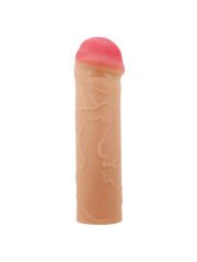 Nile Gerçek Hissiyatlı Uzatıcı Penis Kılıfı – Brown | 2.5 cm Uzatma & %35 Genişlik Artışı | 724Haz
