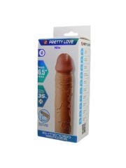 Nile Gerçek Hissiyatlı Uzatıcı Penis Kılıfı – Brown | 2.5 cm Uzatma & %35 Genişlik Artışı | 724Haz