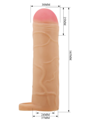 Bunion Gerçek Hissiyatlı Uzatıcı Penis Kılıf – TPE & Dolgun Destek