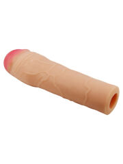 Chane Gerçek Hissiyatlı Uzatıcı Penis Kılıf – TPE Dolgun Destek