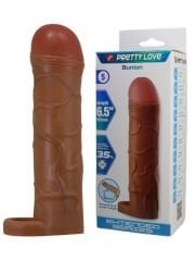 Censan Bunion Gerçek Hissiyatlı Uzatıcı Penis Kılıfı Brown
