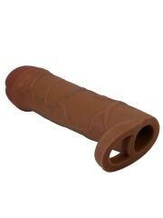 Bunion Gerçek Hissiyatlı Uzatıcı Penis Kılıfı – Brown | %35 Hacim & Stabil Testis Halkası | 724Haz