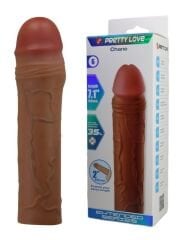 Chane Gerçek Hissiyatlı Uzatıcı Penis Kılıfı – Brown | 5 cm Boy & %35 Genişlik | 724Haz