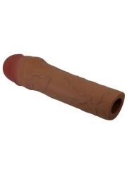 Chane Gerçek Hissiyatlı Uzatıcı Penis Kılıfı – Brown | 5 cm Boy & %35 Genişlik | 724Haz