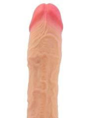 Stevenson Gerçekçi Dokulu Uzatıcı Penis Kılıfı | Premium Silikon & Testis Destekli | 724Haz